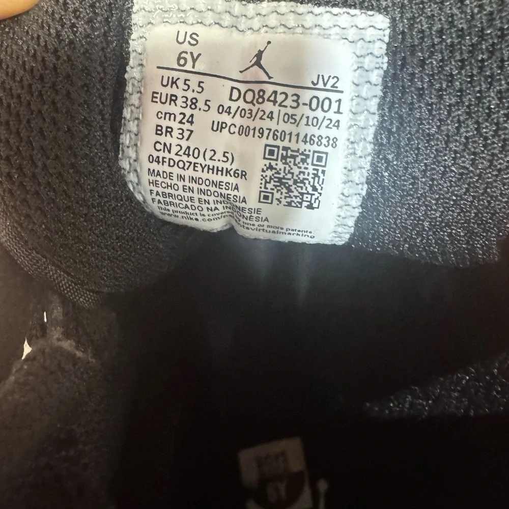 Nike Black and Gray High-Top Sneakers